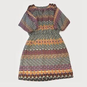 Maggy London Kaleidoscope like print dress